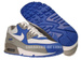 325018-054 Nike Air Max 90 Medium Grey/White-Varsity Royal