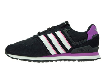 AW4932 adidas neo 10K W Core Black/ White/Shock Purple