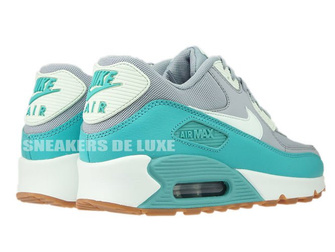 616730-032 Nike Air Max 90 Wolf Grey / Barely Green - Washed Teal