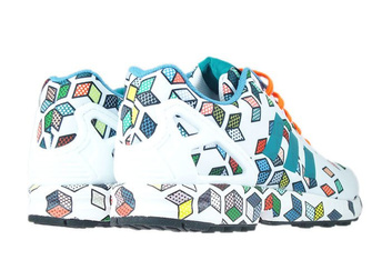 S79096 adidas ZX Flux ftwr white / ftwr white / solar orange