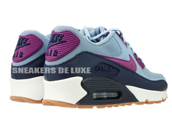 616730-403 Nike Air Max 90 Blue Grey/Bright Grape