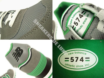 ML574SJG New Balance 574 Green "Stadium Jacket"