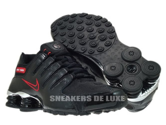 325201-025 Nike Shox NZ EU Black/Black-Sport Red