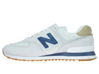 New Balance ML574LGI Light Cliff Grey with Vintage Indigo