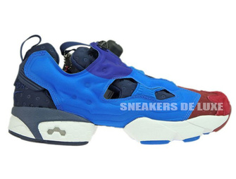 V67792 Reebok InstaPump Fury Asym Burgundy / Blue Sport