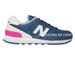 New Balance WL574CNB Chambray with White & Peony