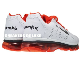 Nike Air Max 2011+ LeatherWhite Anthracite/Team-Orange 456325-102