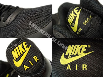 325018-056 Nike Air Max 90 Black/Black-Golden Sash