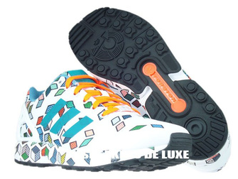 S79096 adidas ZX Flux ftwr white / ftwr white / solar orange