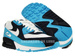 Nike Air Max 90 White/White-Chlorine Blue-Obsidian 309299-129