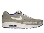 512033-040 Nike Air Max 1 Premium Classic Stone/Sail-Hyper Blue-Anthracite Team Orange 512033-040