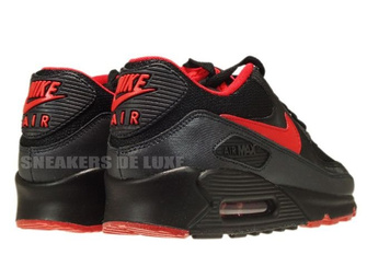 325018-069 Nike Air Max 90 Midnight Fog/University Red