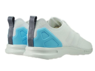 S78965 adidas ZX Flux ADV Smooth Core White/Core White/Blush Blue