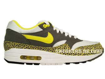 Nike Air Max 1 White/Voltage Yellow-Metallic 308866-171