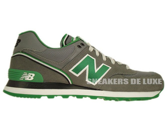 ML574SJG New Balance 574 Green "Stadium Jacket"