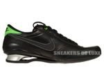 Nike Metro Shox Black/Black Metallic Silver Electric Green