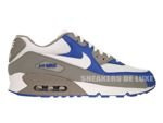 325018-054 Nike Air Max 90 Medium Grey/White-Varsity Royal