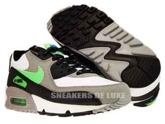 Nike Air Max 90 White/Neo Lime-Medium Grey-Black 306676-124