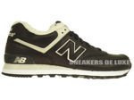 ML574BL New Balance 574 Black Leather