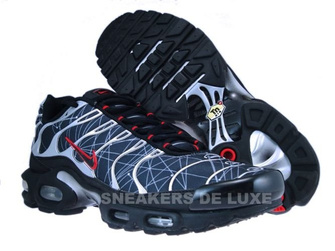 604133-903 Nike Air Max Plus TN 1 Black/Black-Comet Red