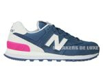 New Balance WL574CNB Chambray with White & Peony