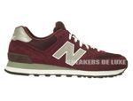 M574NBU New Balance Burgundy / Silver