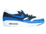 Nike Air Max 1 White/Signal Blue-Anthracite-Platinum 308866-109