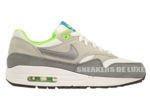 555766-104 Nike Air Max 1 White/Metallic Cool Grey-Neutral Grey