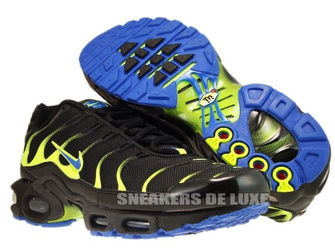 604133-083 Nike Air Max Plus TN 1 Black/Blue Spark-Volt-Anthracite