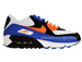 Nike Air Max 90 White/Bright Mandarin-Black