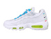 Nike Air Max 95 CV9030-100 White/White-Volt-Blue Fury