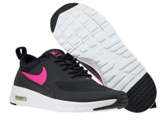 814444-001 Nike Air Max Thea Black/ Hyper Pink-White