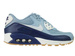 616730-402 Nike Air Max 90 Grey/Pure Platinum-Loyal Blue-Summit White