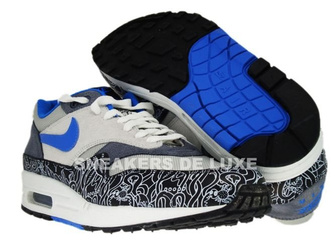 Nike Air Max 1 Neutral Grey/New Blue-Black 307133-041