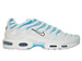 852630-105 Nike Air Max Plus TN 1 White/White-Lt Blue Fury