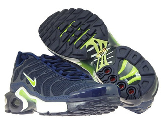 655020-421 Nike Air Max Plus TN 1 Midnight Navy/Volt-Blue-Void