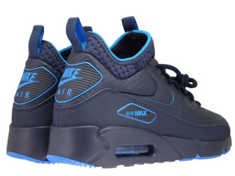 AA4423-400 Nike Air Max 90 Mid Winter Obsidian-Obsidian-Thunder Blue