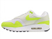 Nike Air Max 1 DZ2628-100 White/Volt-Sea Glass -Black