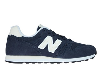 New Balance WL373NVB Navy with Yellow