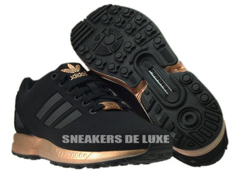 S78977 adidas ZX Flux core black / core black / copper metallic