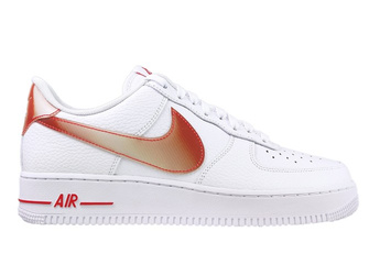 Nike Air Force 1 '07 DV3505-100 Orange Jumbo Swoosh