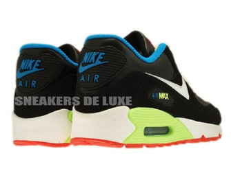 Nike Air Max 90 Black/White-Blue Lacquer Red 307793-026