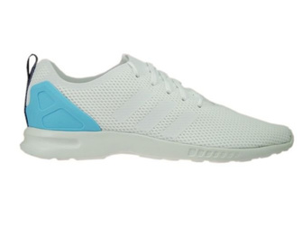 S78965 adidas ZX Flux ADV Smooth Core White/Core White/Blush Blue