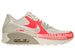 Nike Air Max 90 Premium Hyperfuse Medium Grey/Neutral Grey-Solar Red 454446-016