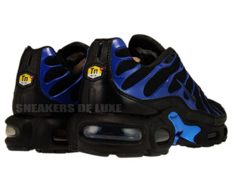 Nike Air Max Plus TN 1 Premium Black/Black-Team Royal 387179-004