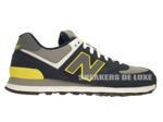 ML574SBY New Balance 574 Navy Yellow Grey