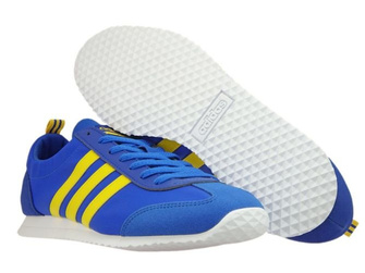 BB9679 adidas NEO VS Jog Blue/Eqt Yellow/Collegiate Royal 