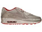 Nike Air Max 90 Metallic Silver/Sport Red