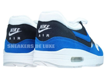 Nike Air Max 1 White/Signal Blue-Anthracite-Platinum 308866-109