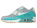 616730-032 Nike Air Max 90 Wolf Grey / Barely Green - Washed Teal